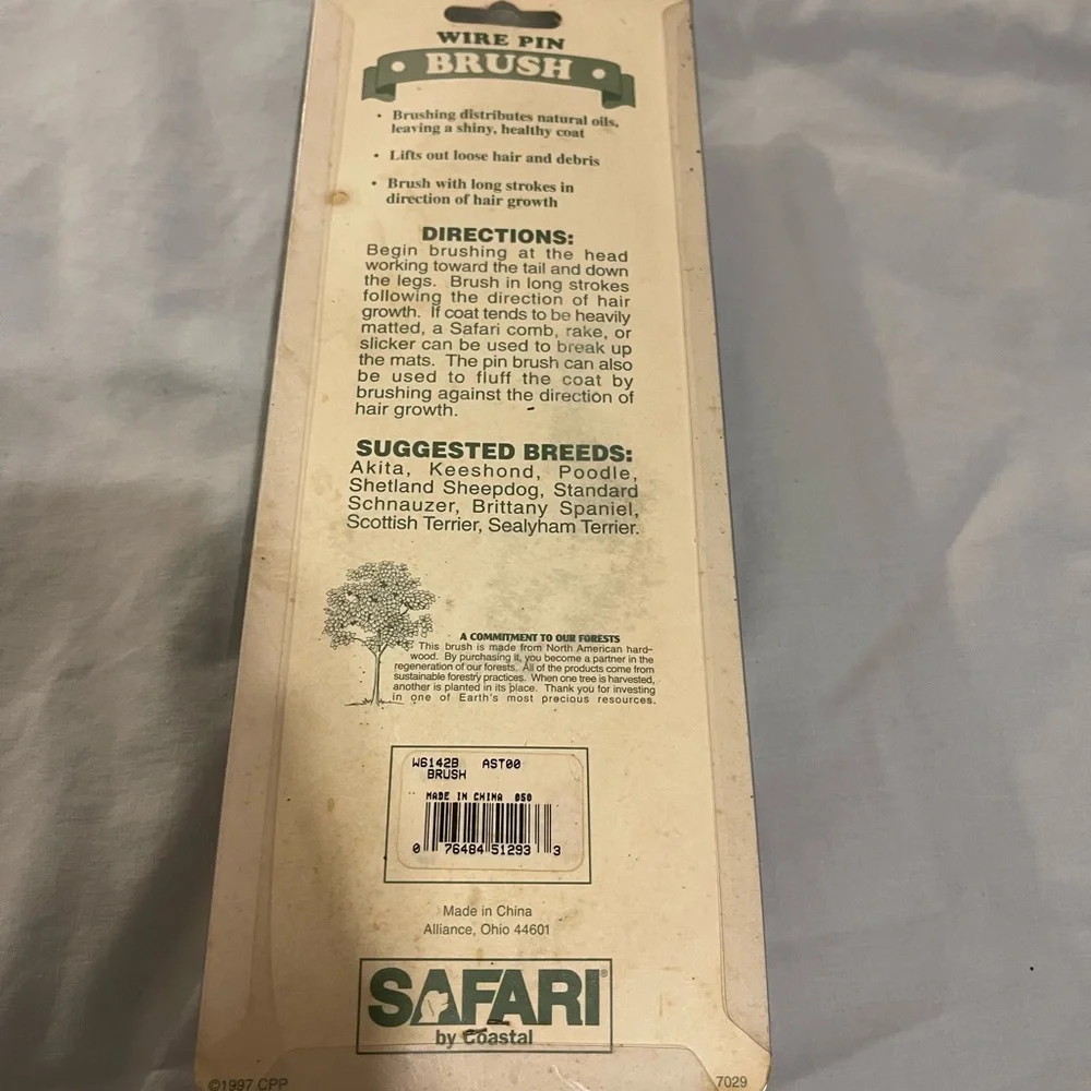 Safari Dog Brush Set of 5 New in Pack